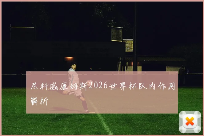 尼科威廉姆斯2026世界杯队内作用解析