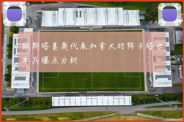 欧斯塔基奥代表加拿大对阵卡塔尔单兵爆点分析